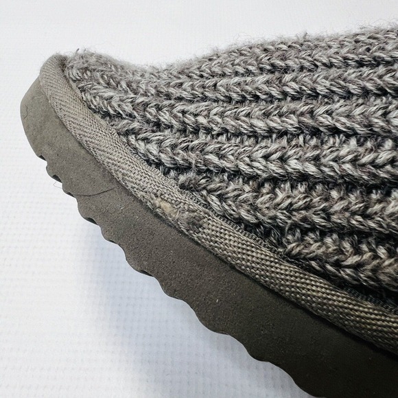 UGG AUSTRALIA WOMEN'S CARDY SWEATER STYLE KNIT MID CALF BOOTS IN GRAY 8 M $150 - Picture 6 of 13